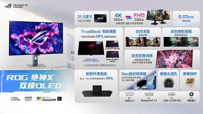 姬x初音未来版电竞显示器双模新品闪耀登场开元棋牌BW2025 ROG绝神 RO(图4)