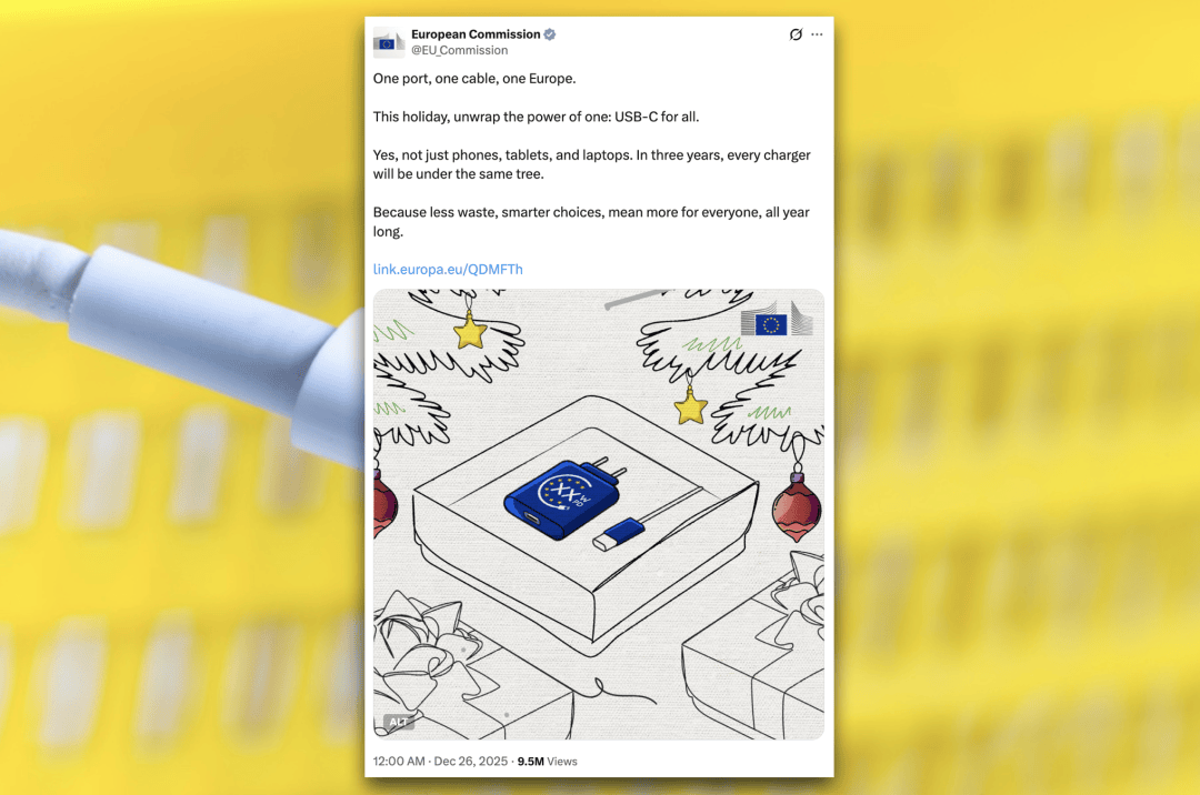 据线亲手封死了未来十年的科技可能性？开元棋牌网站欧盟用一根USB-C数(图6)