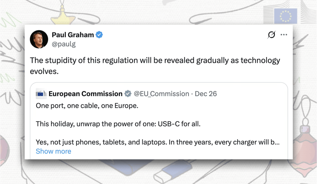 据线亲手封死了未来十年的科技可能性？开元棋牌网站欧盟用一根USB-C数(图12)